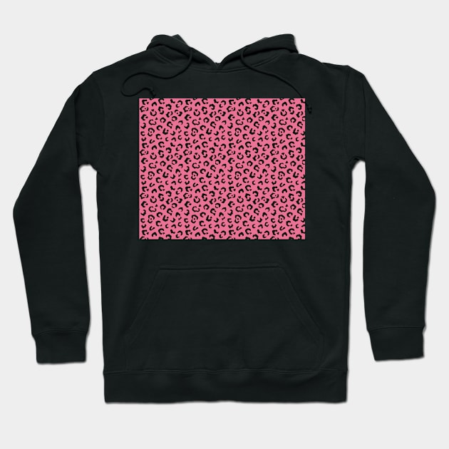 Modern Animal Skin Pattern Leopard Hoodie by Lemonflowerlove